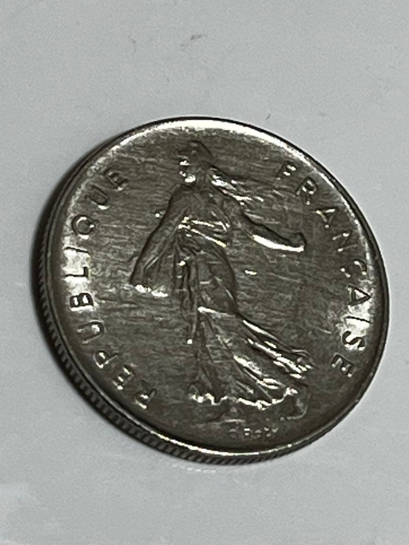 フランス 5フラン 硬貨 1971年1973年 - メルカリ