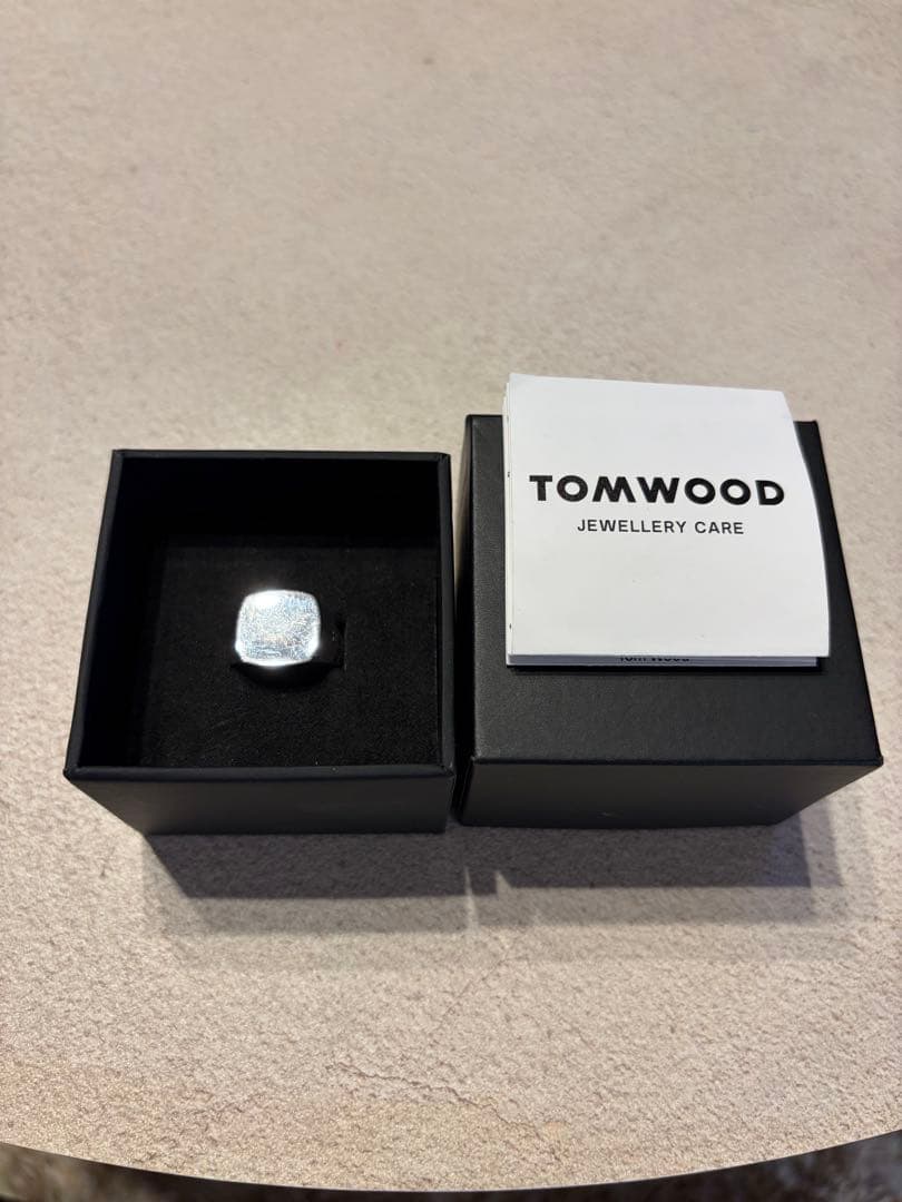 TOMWOOD シルバー スクエアリング
