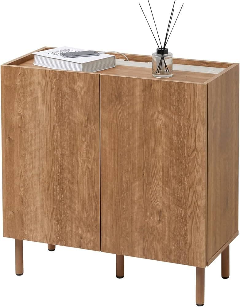 12/20まで 幅80 サイドボード タップ収納付き 日本製 LOWYA リビング収納