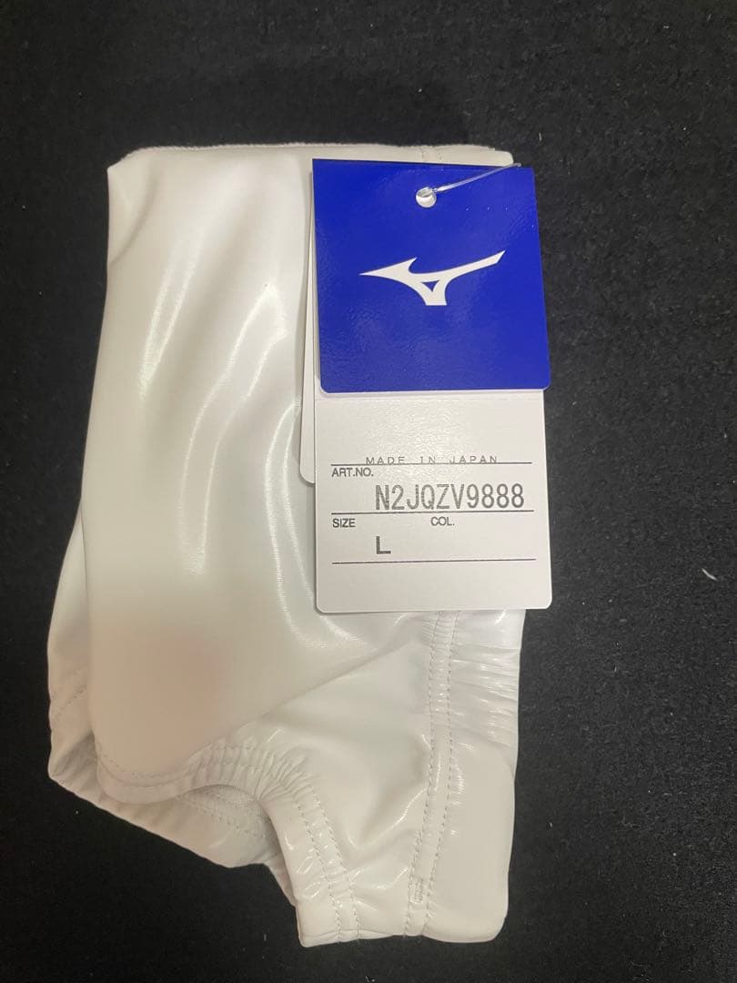 Mizuno ウォーターポロ水球Vパンツ競泳水着 Lサイズ ホワイト
