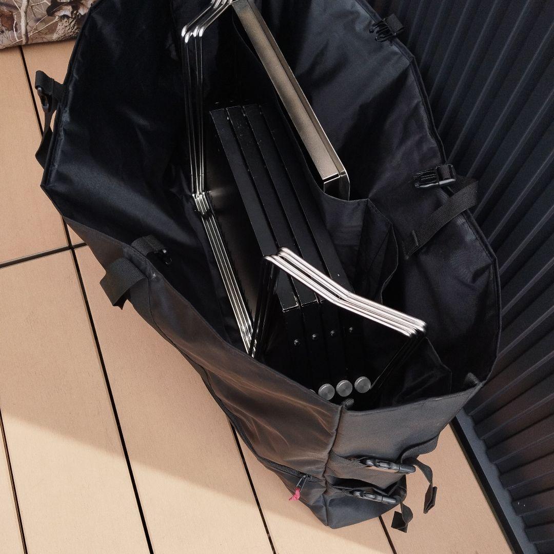 スノーピークジカロテーブルブラック+ギアトート+特注天板 3点セット