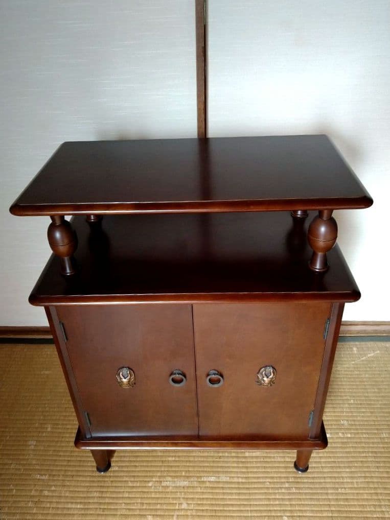 モリシゲ MORISHIGE キャビネット 木製 高さ約78cm 幅約62cm