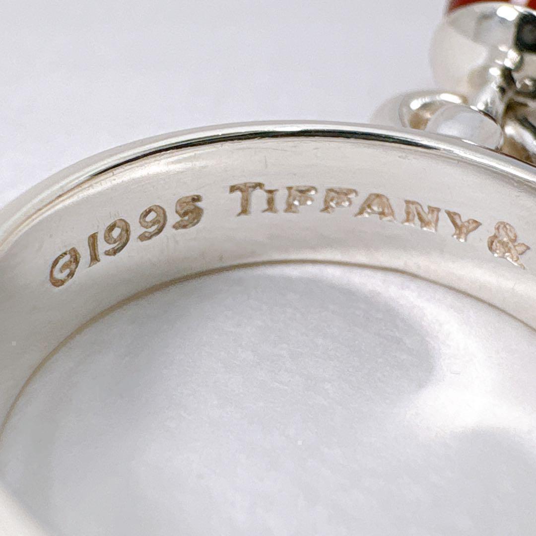 極美品 オールドティファニー ボールダングル リング 12.5号 シルバー925