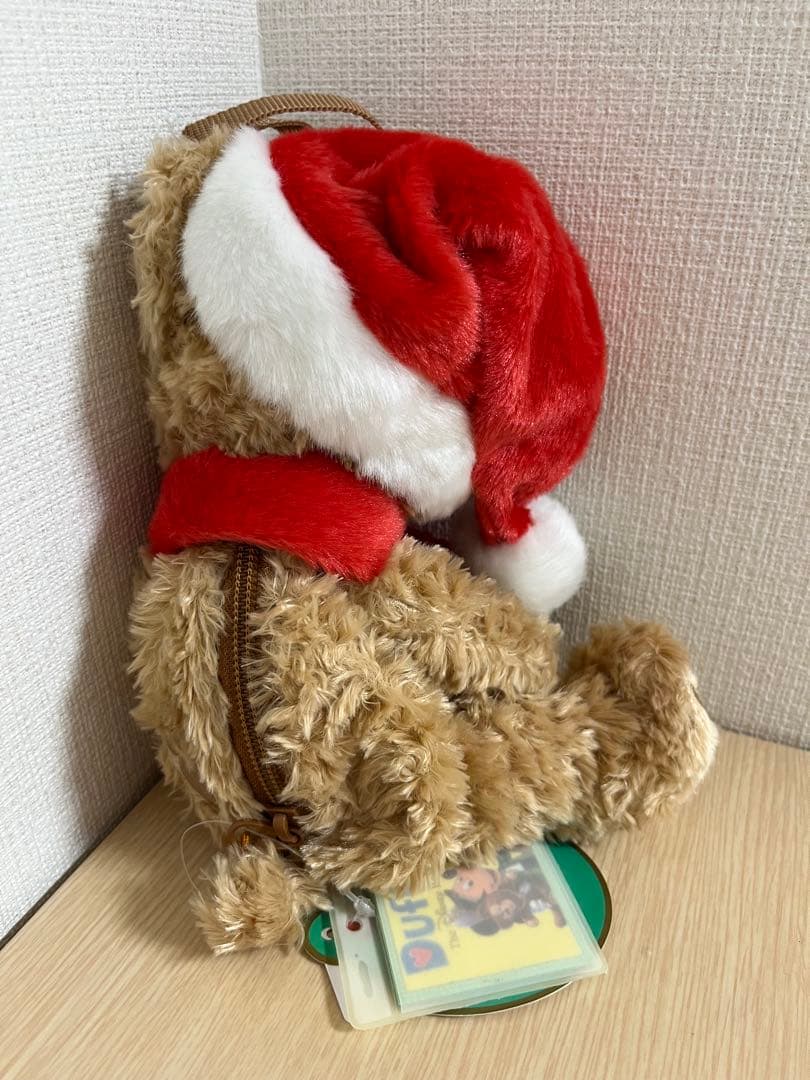 新品未使用タグ付き】ダッフィー ぬいぐるみポーチ クリスマス