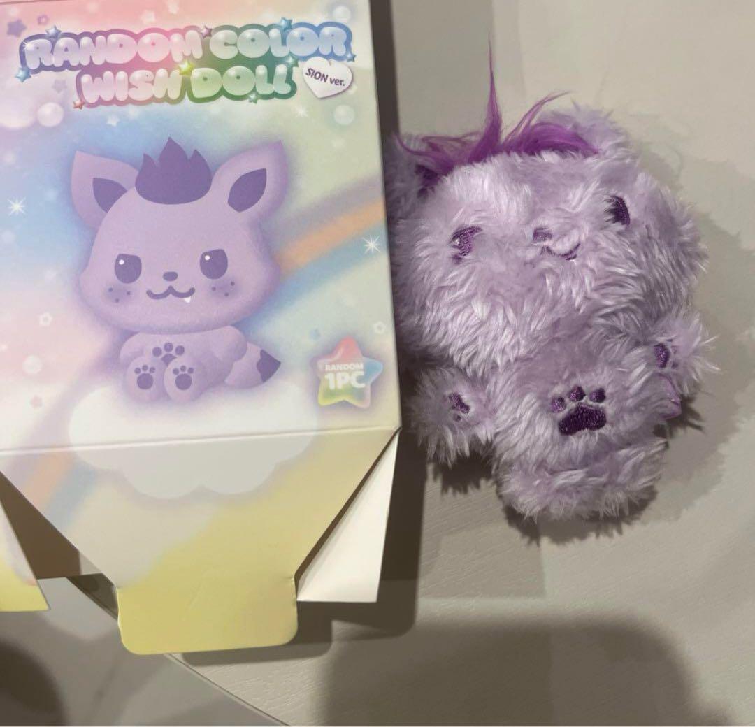 NCT WISH random wish doll シオン シオニン 紫 NCT WISH COlOR WISH