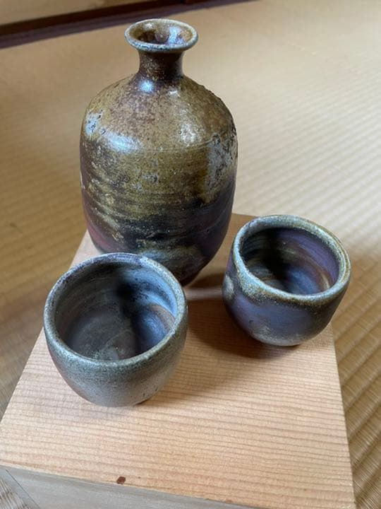 徳利・ぐい呑み（備前焼き）