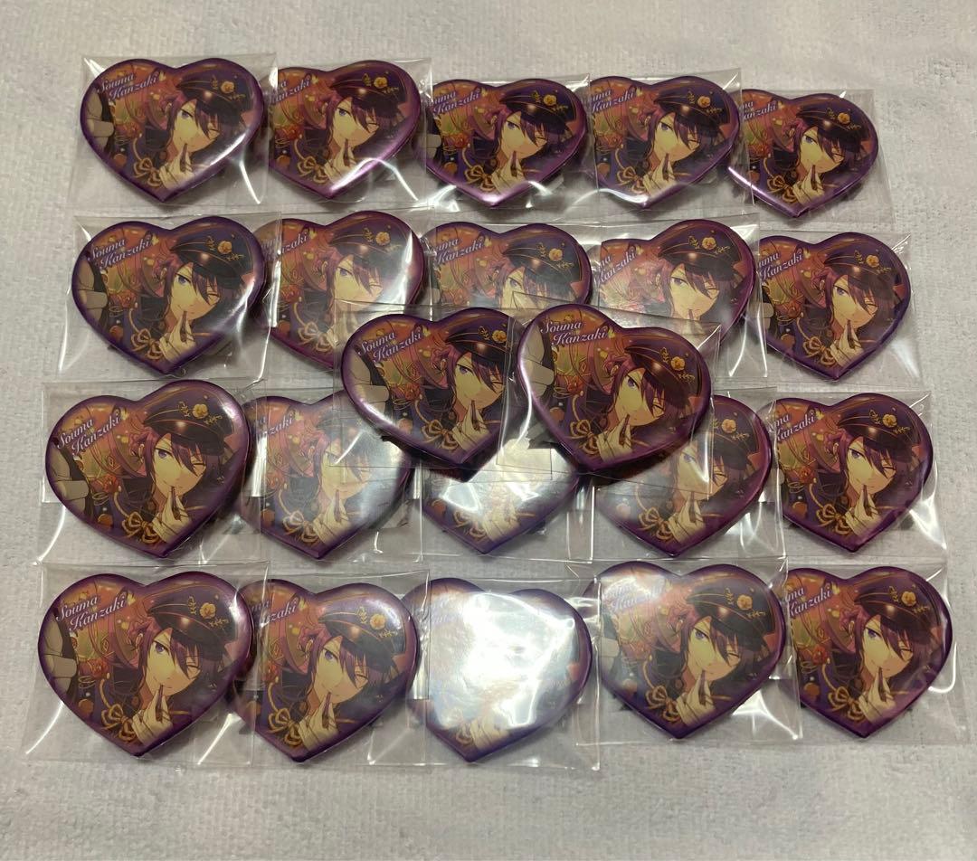 あんスタ 神崎颯馬 ハート缶バッジ 22個 椿列車