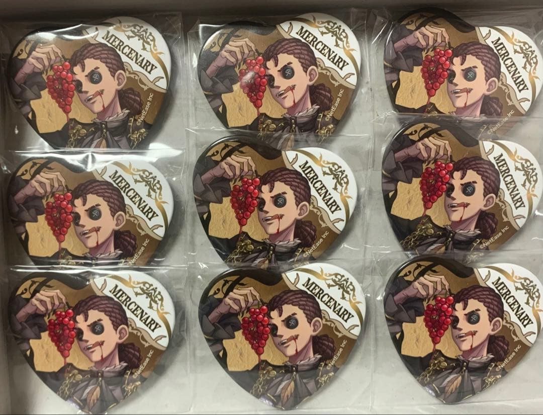 第五人格 写真家 アカデミーカフェ スイパラ ハート缶バッジ