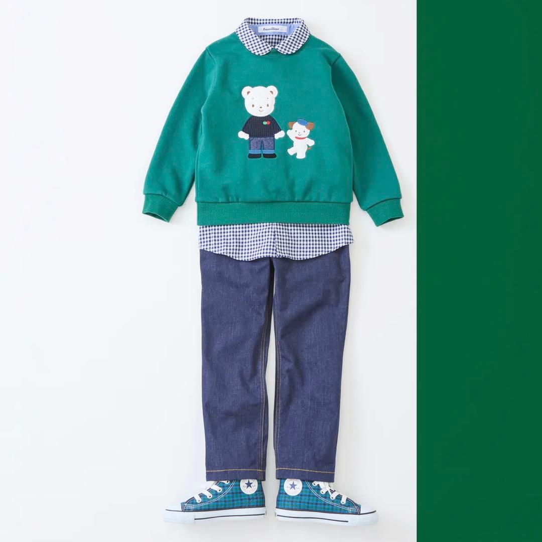 新品タグ付き　今期新作　ファミリア　トレーナー　110