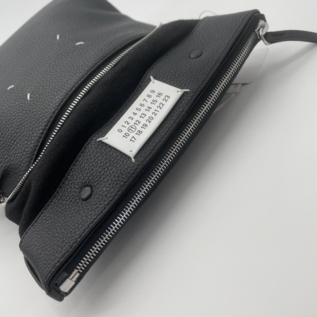 05　メゾンマルジェラ 5AC ディアスキンショルダーバッグ　レザーBAG