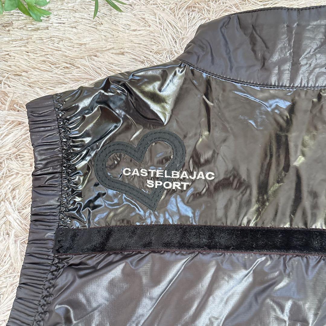 美品✨CASTELBAJAC ゴルフウェア ノースリーブワンピース 黒 44