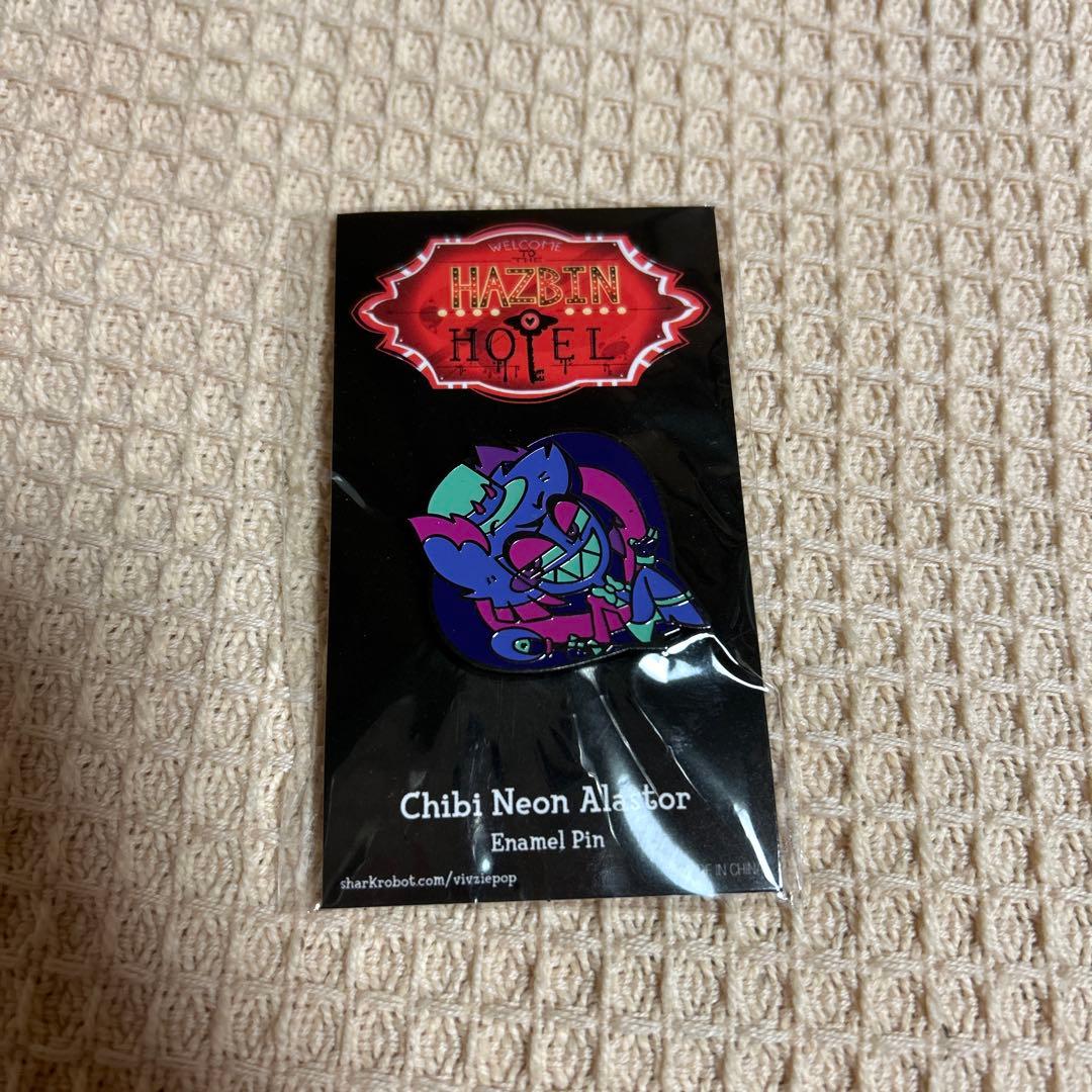 ハズビンホテル ネオンアラスター ピンバッジ hazbinhotel 限定 レア
