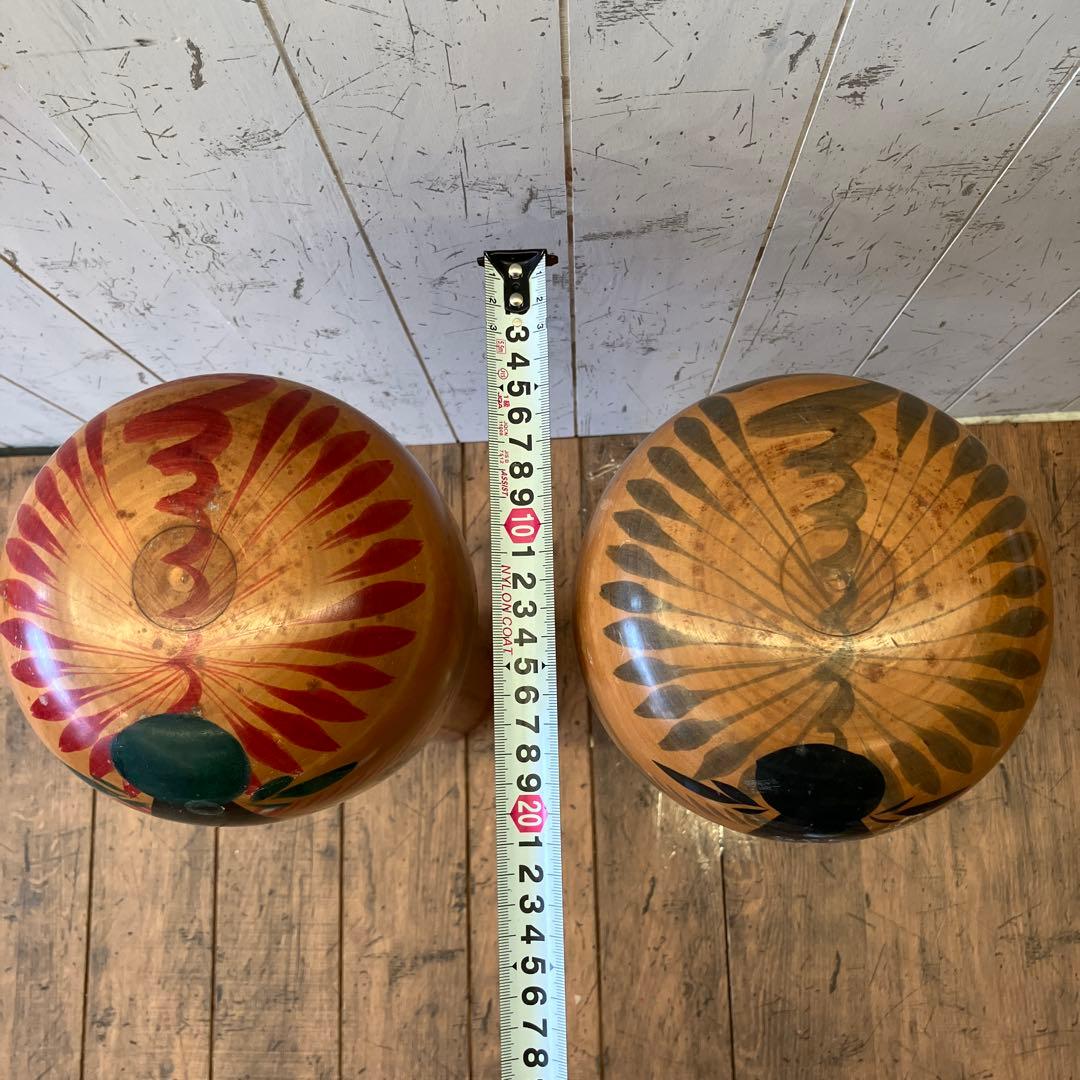 昭和レトロ 木製 大型こけし 小芥子 伝統工芸 工芸品 民芸品 置物