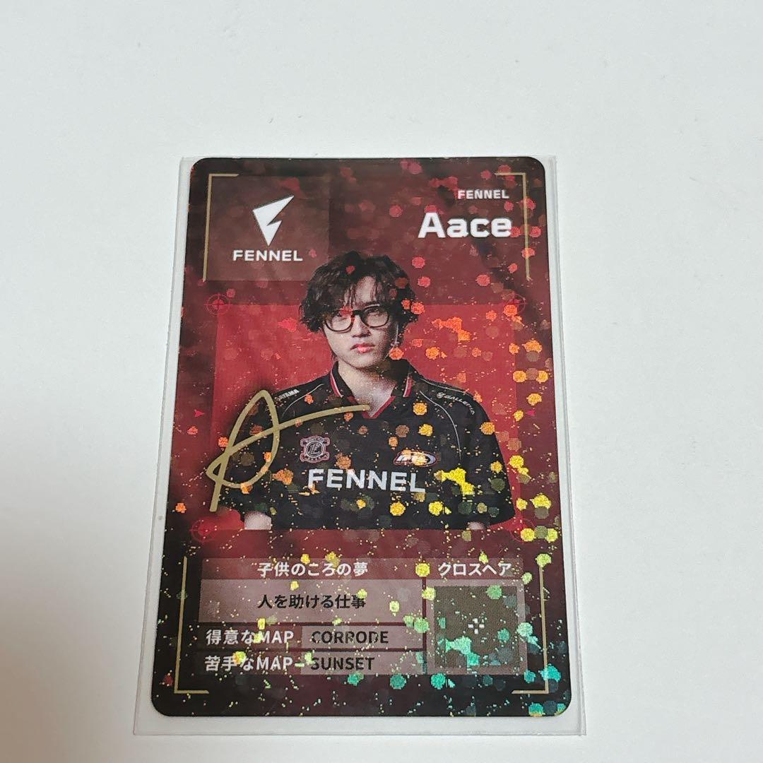 FENNEL Aace サイン入りトレカ