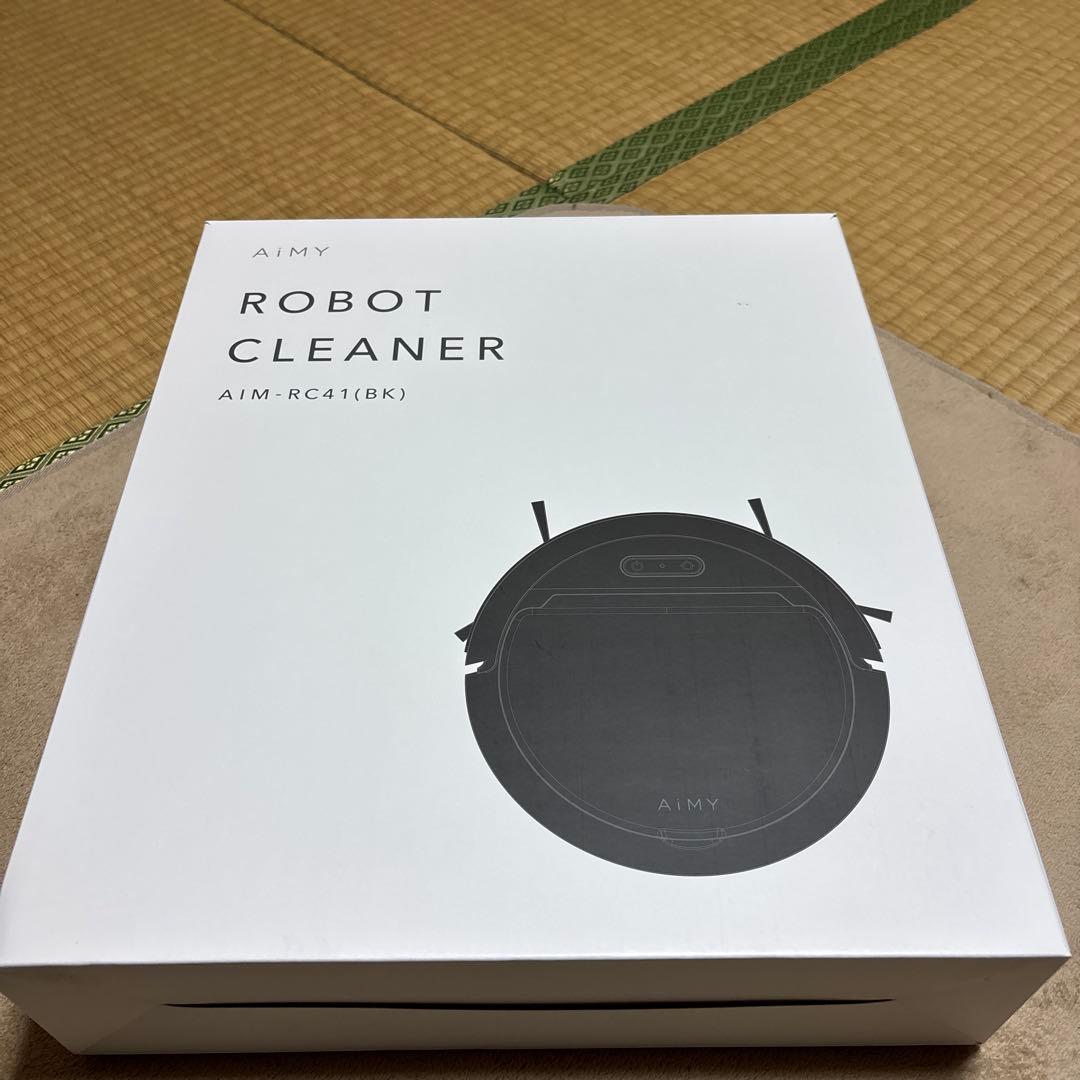AIM-RC41(BK) ロボット掃除機 本体 AiMY ロボット掃除機 ロボットクリーナー AiMY AIM-RC41 エイミー ブラック