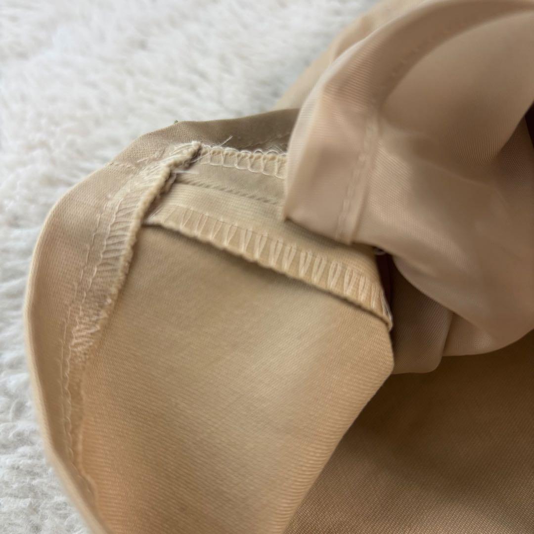 未使用 タグ付 バーバリーブルーレーベル ベージュ ひざ丈スカート ノバチェック