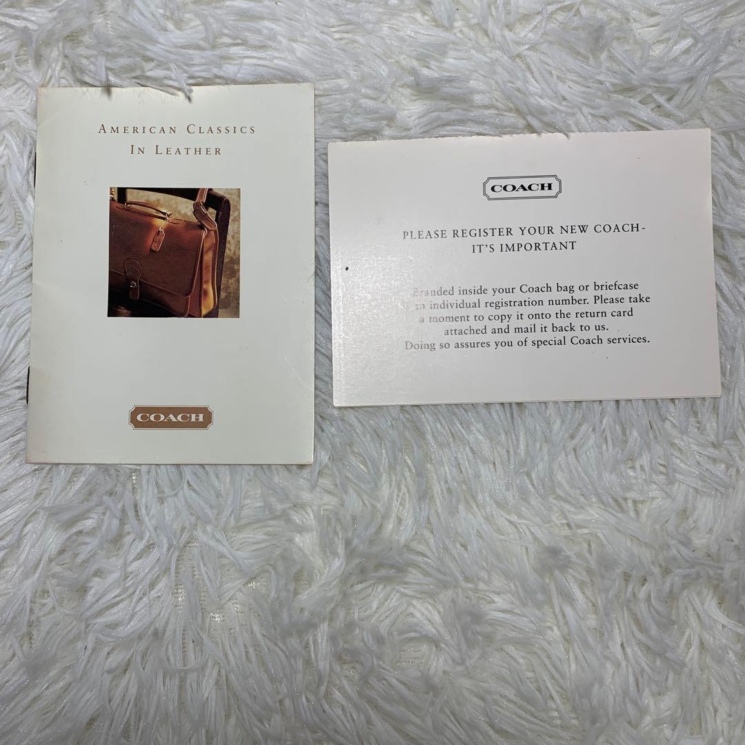 オールドコーチ ショルダーバッグ 9952 巾着型 レッド レザー 本革