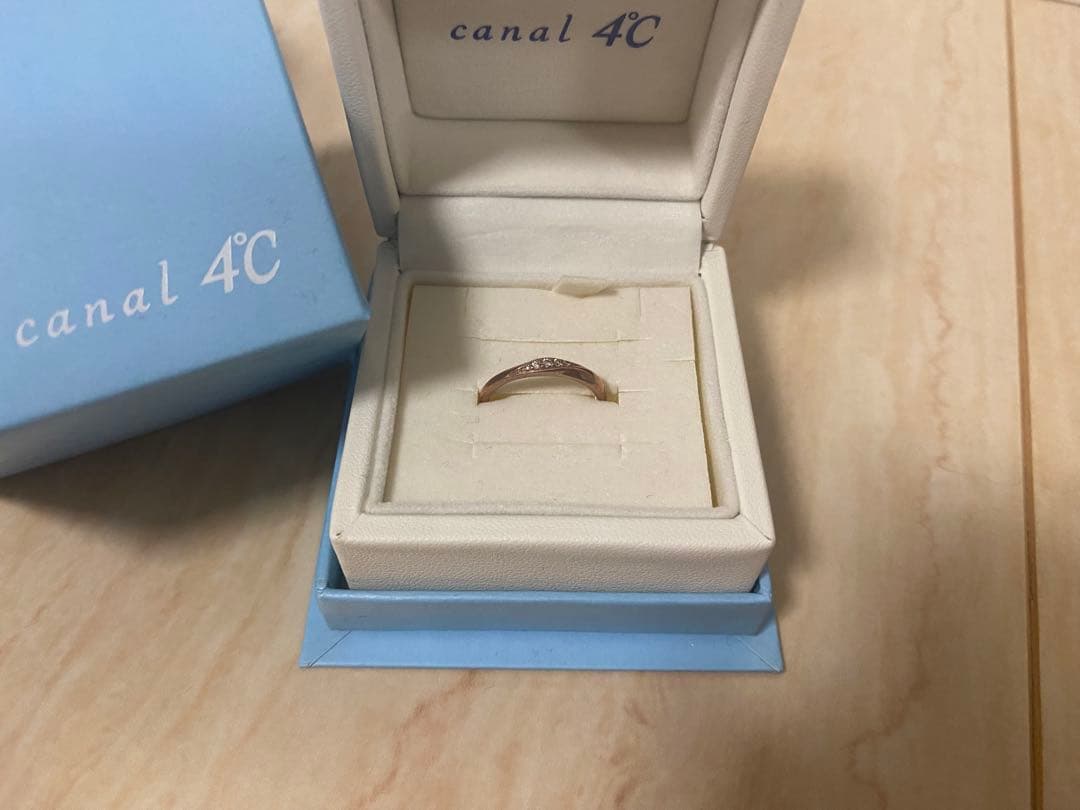 カナルヨンドシー8号ピンクゴールドリング