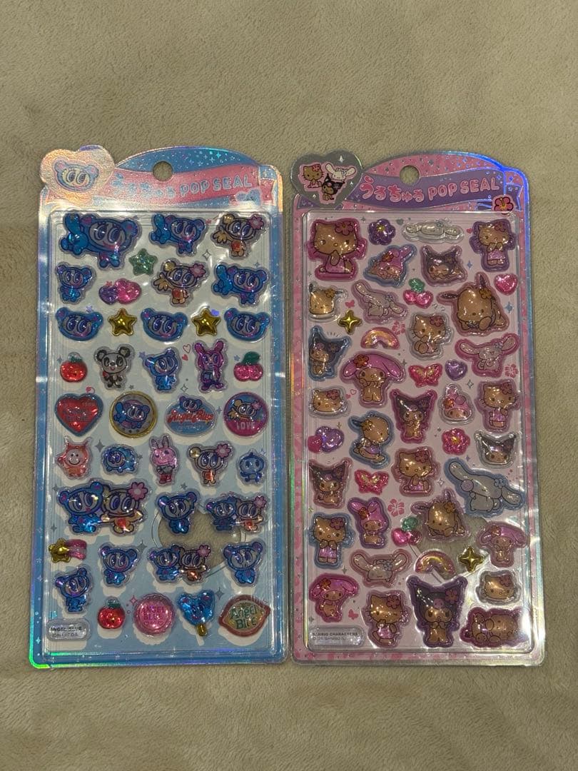 ボンボンドロップ　うるちゅる　シール　ズートピア　ベイマックス　日焼け　通常