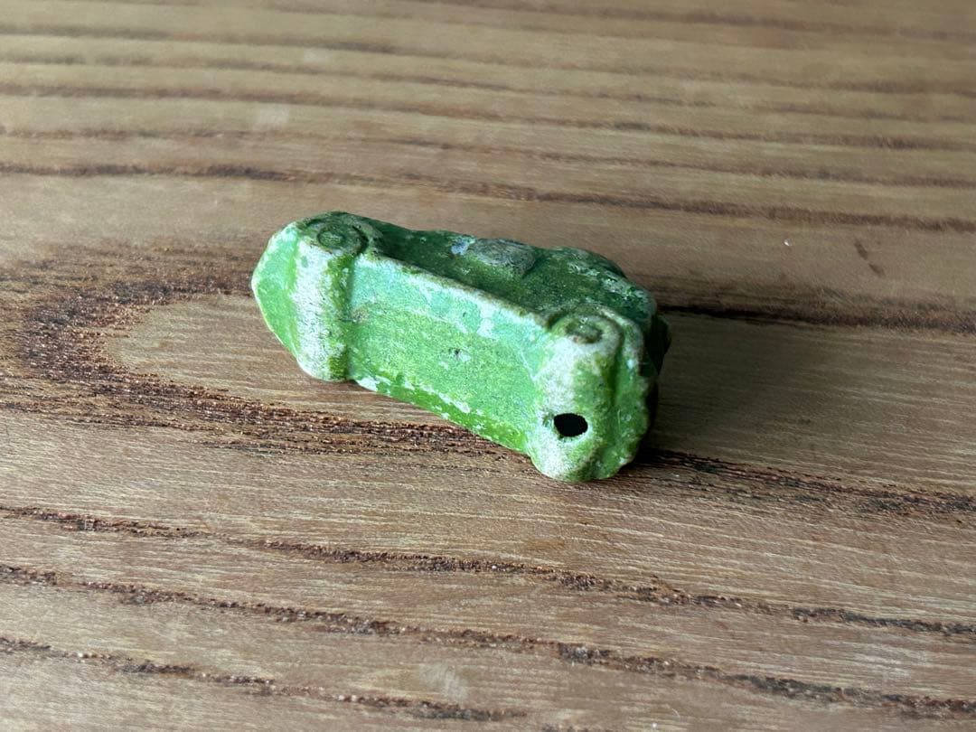 戦前 昭和16年頃 グリコのおまけ 素焼き 装甲車 貴重 第二次世界大戦