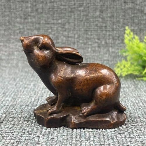 銅器 十二支 茶台茶寵 文鎮 書斎 博古架 装飾品 工芸品 置物