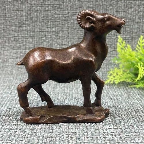 銅器 十二支 茶台茶寵 文鎮 書斎 博古架 装飾品 工芸品 置物