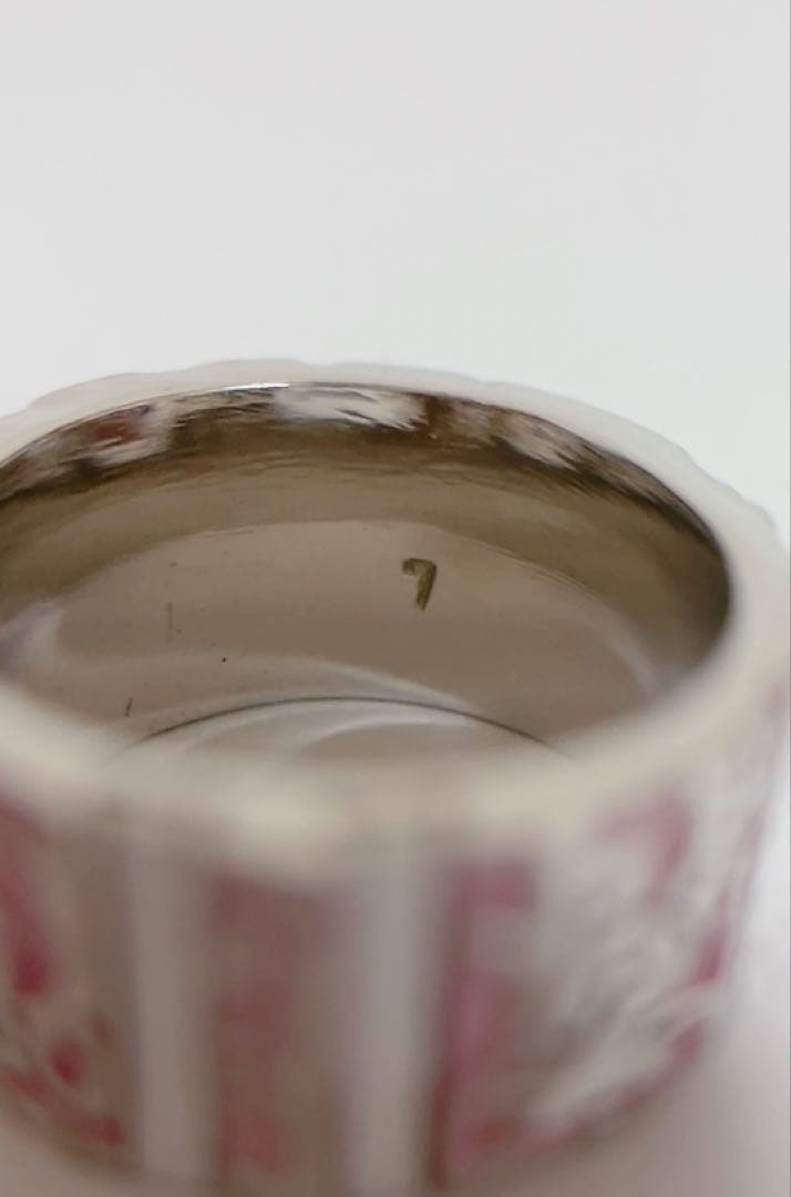 ChristianDior リング　トロッター　ナンバー2 ピンク　15号