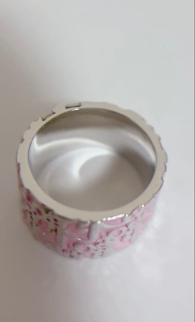 ChristianDior リング　トロッター　ナンバー2 ピンク　15号