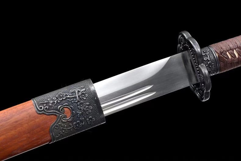 【雁翎刀】 繍春刀 牛尾刀 苗刀 手鍛造打 鋼刀 冷兵器 古兵器 武具 刀装具