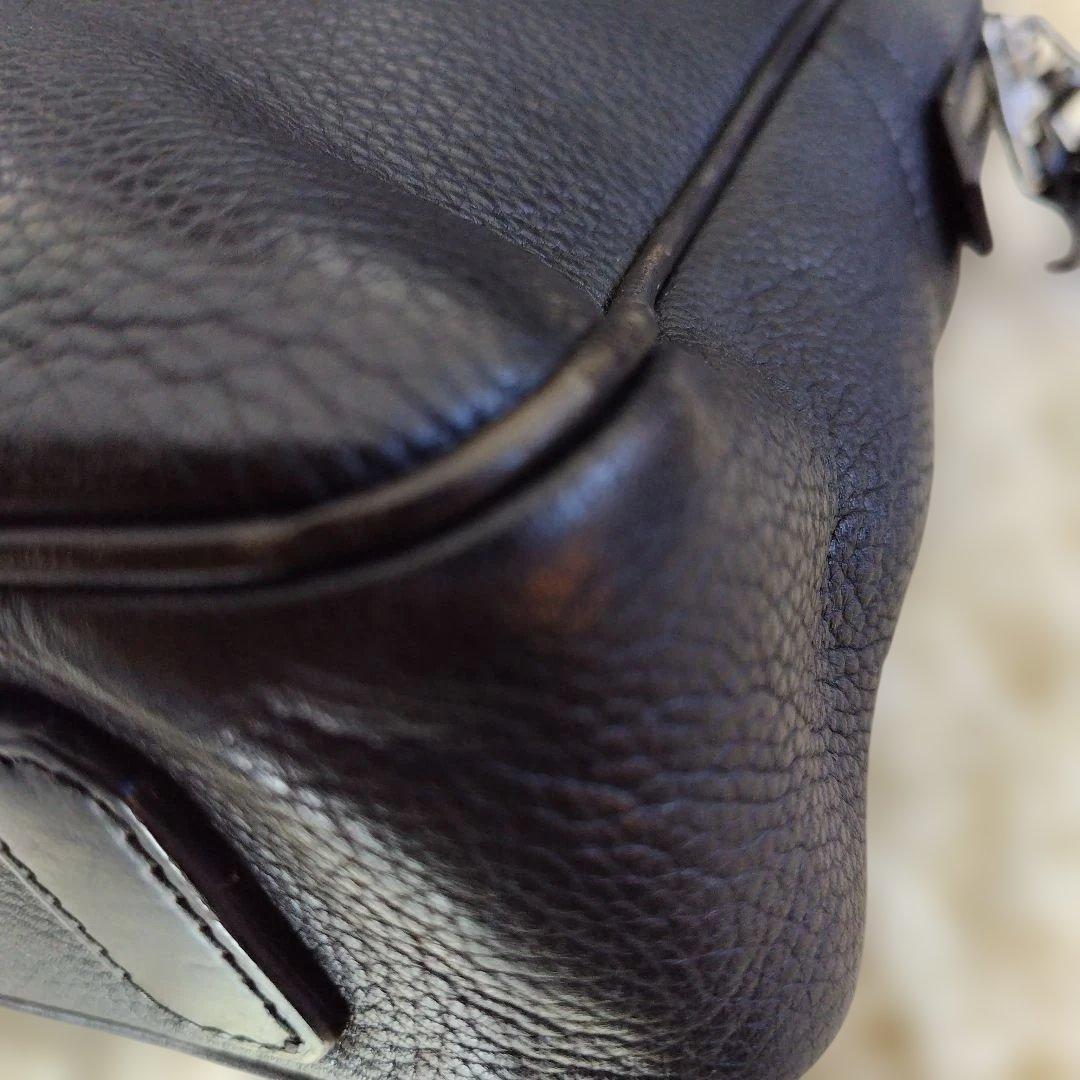 dunhill 黒 レザー ビジネスバッグ