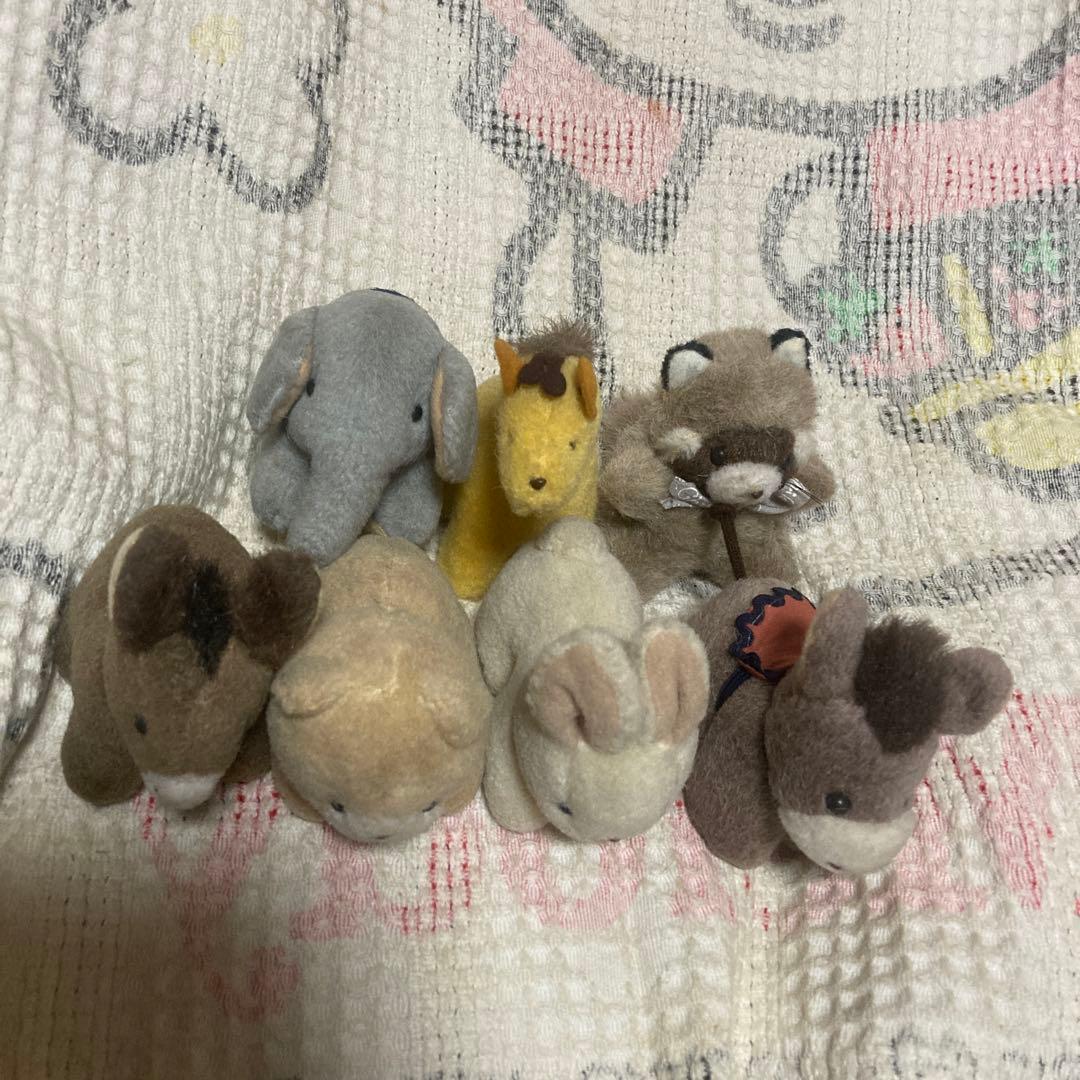 昭和レトロ　アバンセ　ぬいぐるみ　マスコット　7コセット 中古品