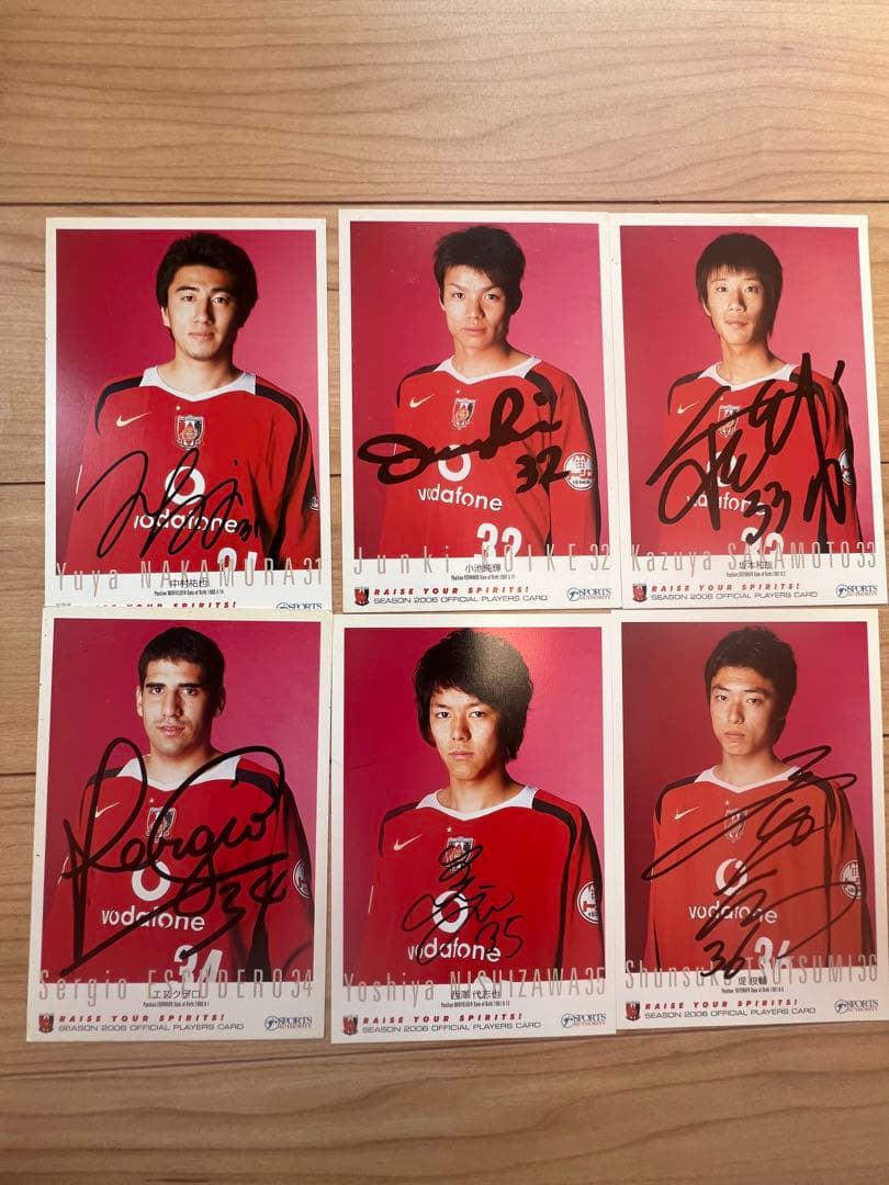 フルセット]2006年浦和レッズ サイン入りポストカード [41枚] サッカー