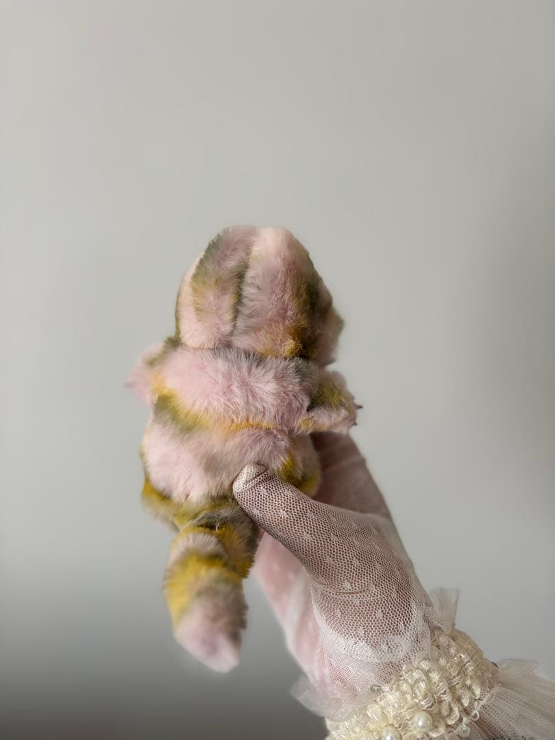 アートドール No.066 ピンク猫幻獣 羊毛フェルト