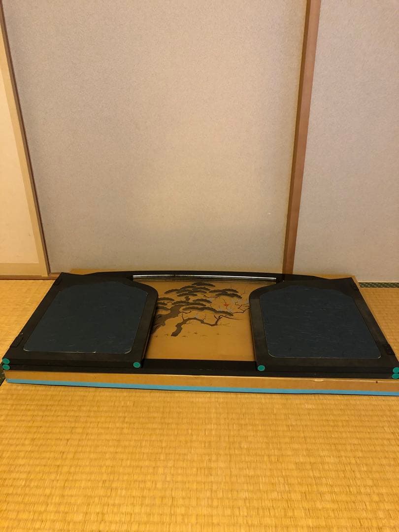 Luna専用屏風　松竹梅　伝統工芸品金沢金箔