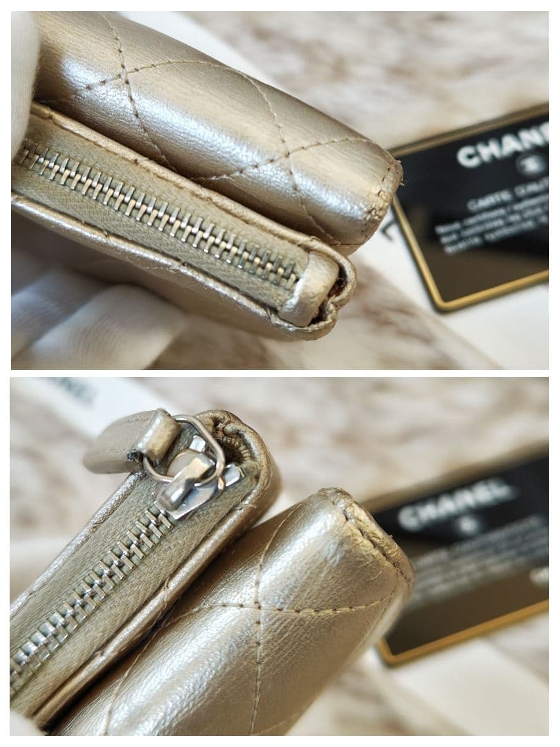 み*ゆ様 ★訳あり★シャネル ケース カードケース マトラッセ ラムスキン