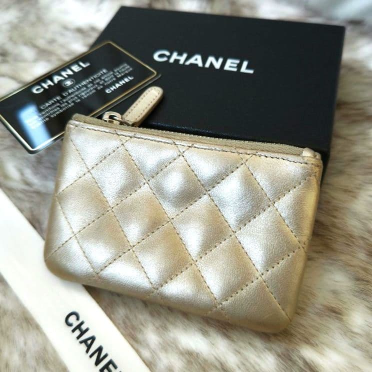 み*ゆ様 ★訳あり★シャネル ケース カードケース マトラッセ ラムスキン