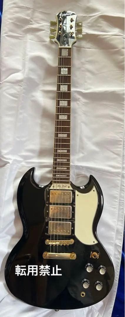 エピフォン】G−400CUSTOM 3PUタイプ・ブラック