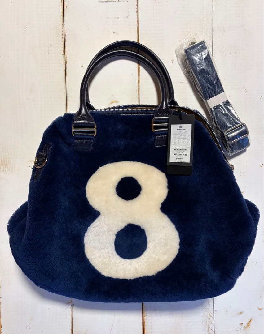 【最終価格】ムータマリン　ムートン　8 ハンドバッグ