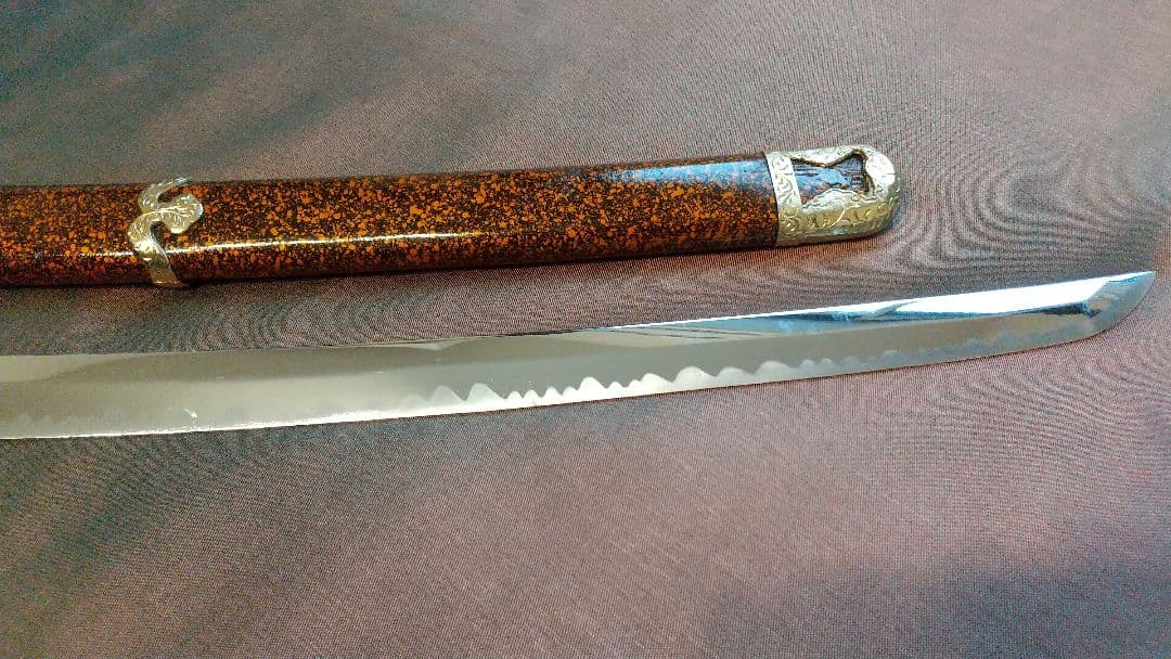 【陣太刀】模造刀 舞踊 模擬刀 拵え 鍔 刀剣 日本刀 刀 武具 刀装具