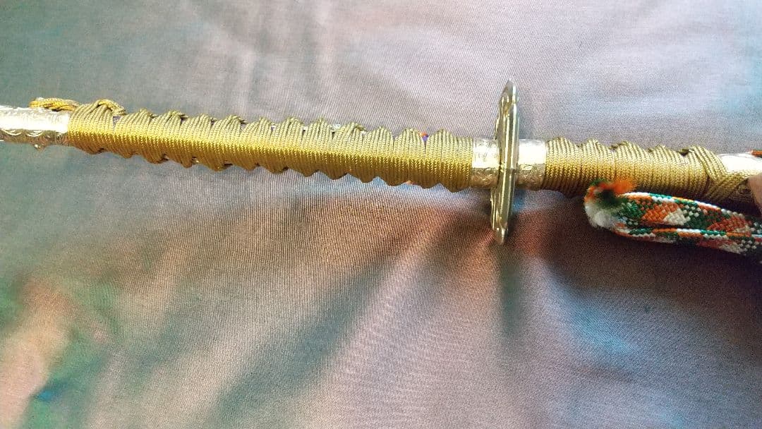 【陣太刀】模造刀 舞踊 模擬刀 拵え 鍔 刀剣 日本刀 刀 武具 刀装具