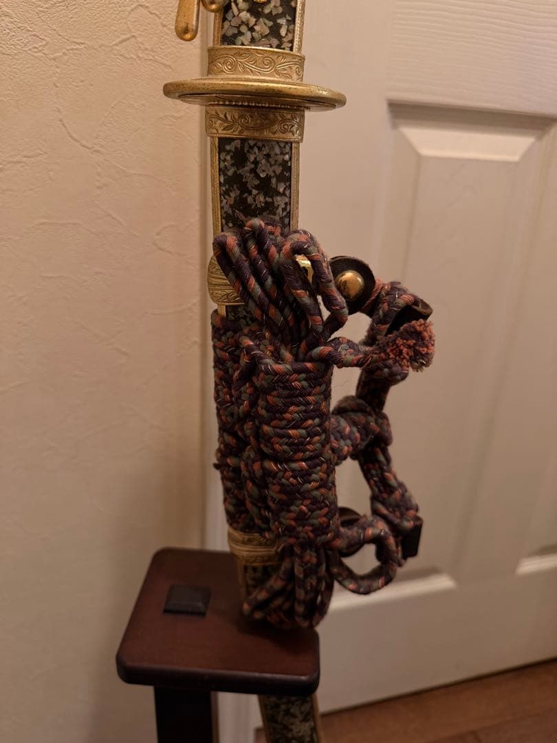 螺鈿 模造刀 スタンド付き