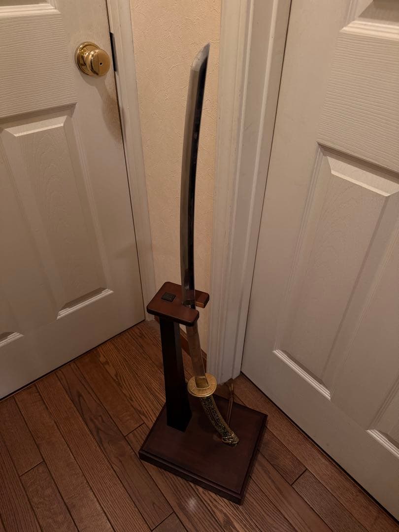 螺鈿 模造刀 スタンド付き