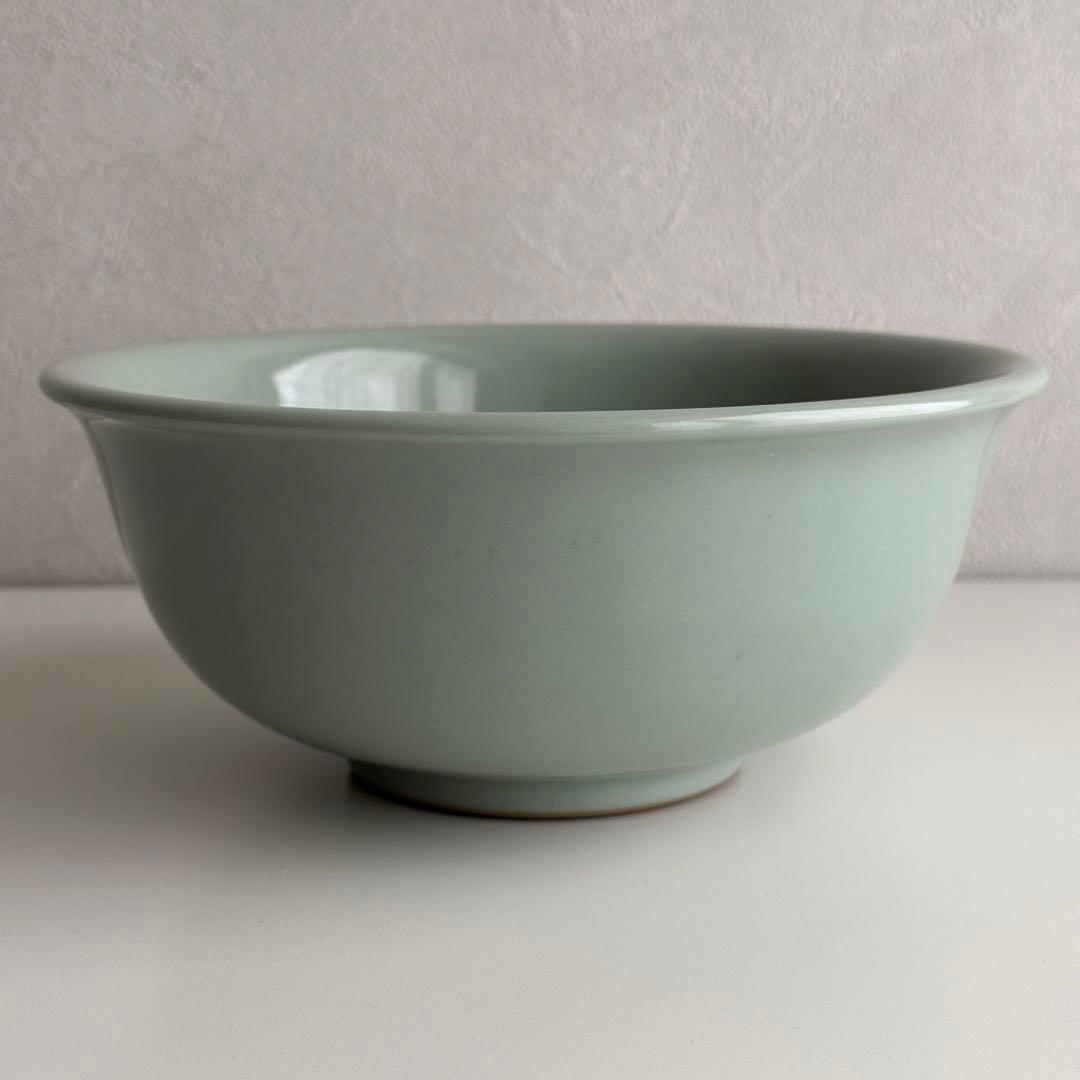 宮永東山 青磁 菓子鉢 共箱