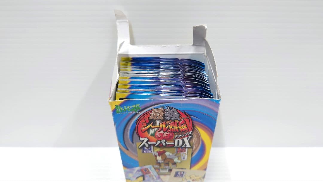 【新品】ポケモン 最強シール烈伝 弍千 スーパーDX 1箱 30枚