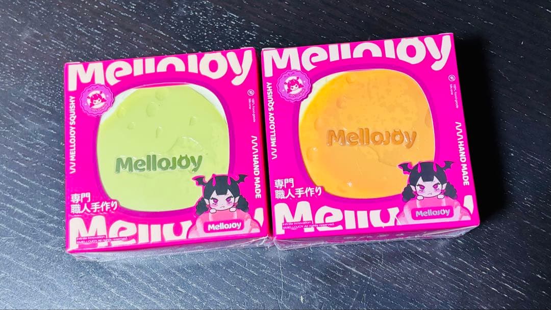 mellojoy メロジョイ 抹茶,プレーン スフレ スクイーズ 2個セット