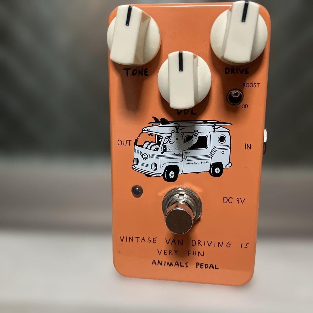 ギター ANIMALS PEDAL VINTAGE VAN DRIVING Animals Pedal Vintage Van Driving is Very Fun Overdrive - YouTube