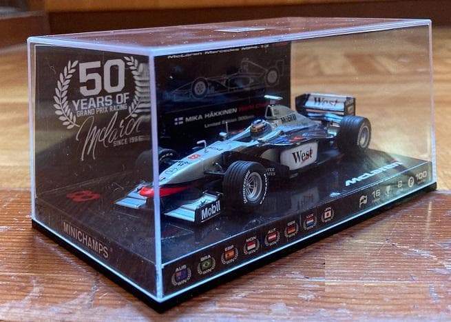 ミニチャンプス 1/43 MP4/13 ハッキネン 1998 West仕様