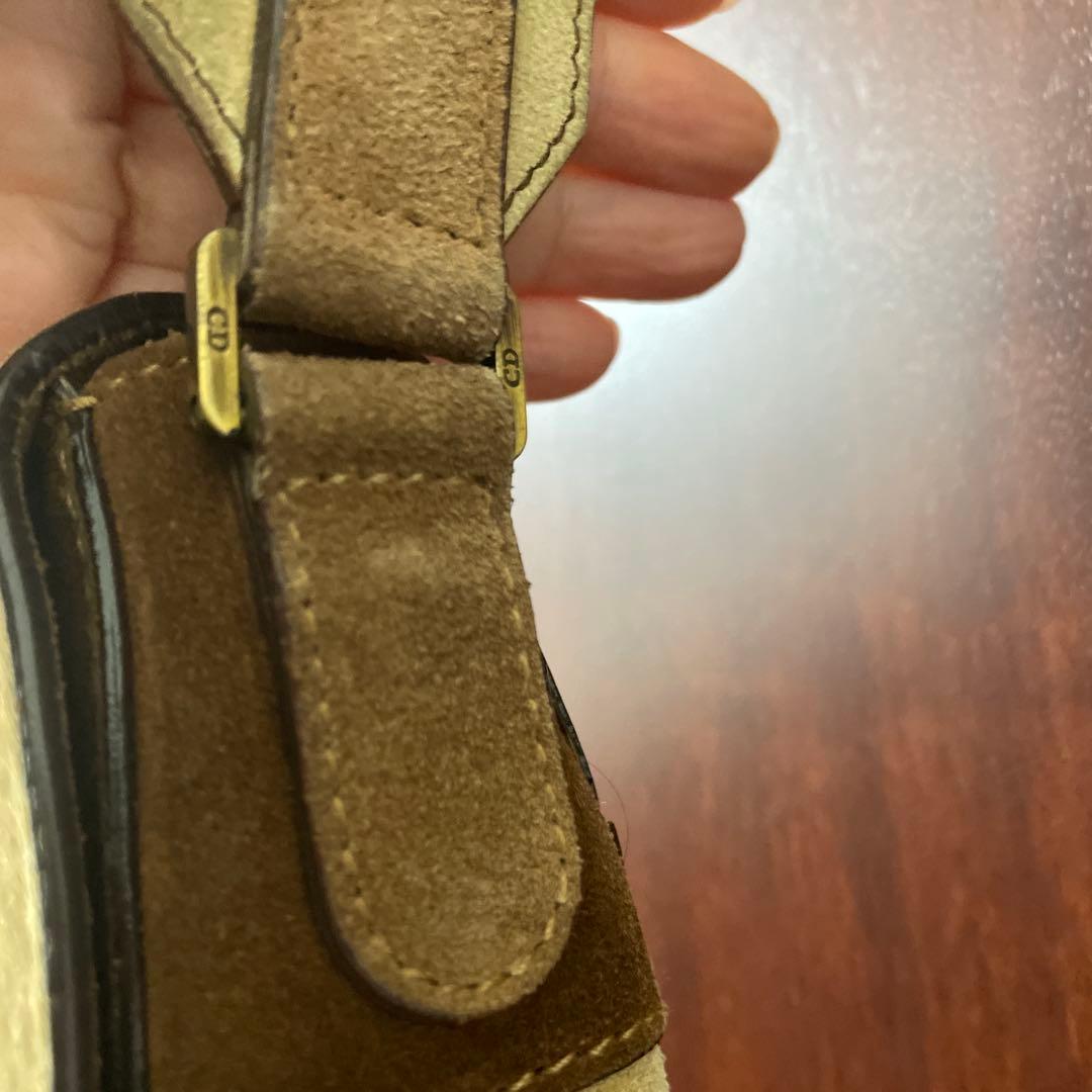 あ　美品　希少クリスチャンディオール　Dior サドル　ハラコ