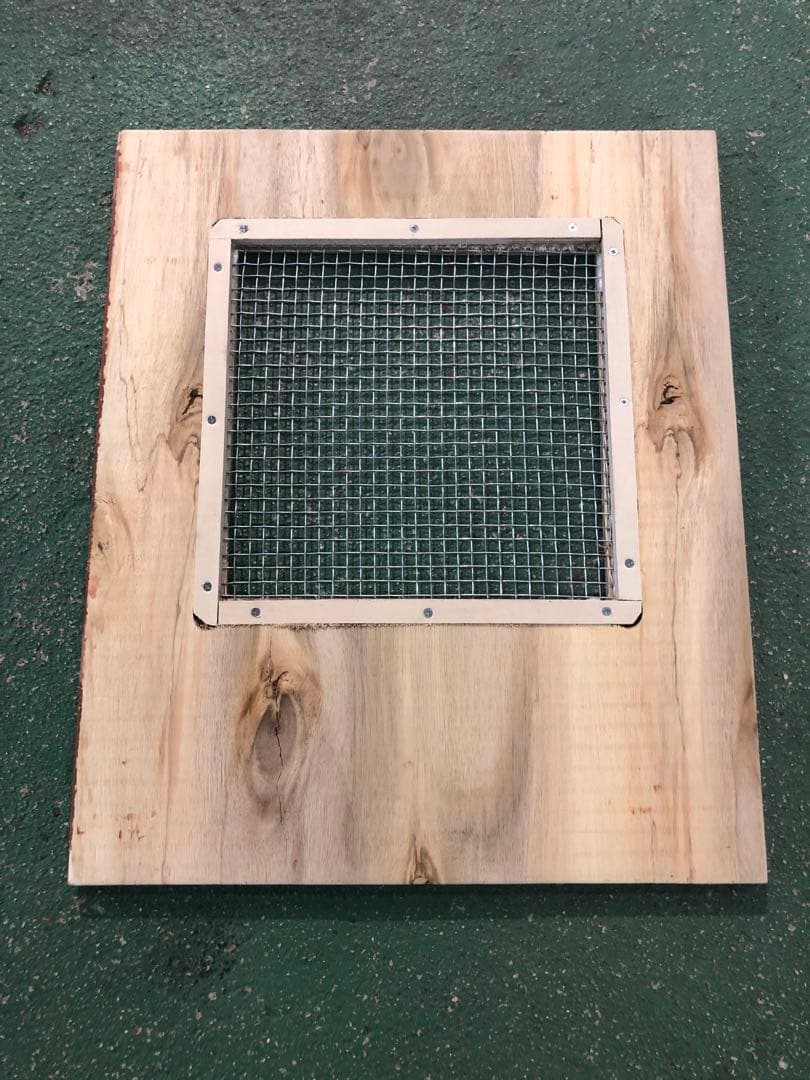 日本蜜蜂 持ち上げ機対応巣箱台 メッシュ底板2台セット 29cm用ポポラス