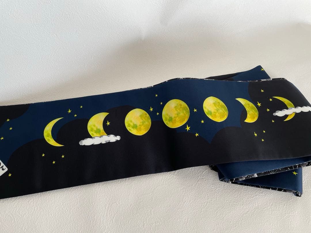 ハセガワアヤ ばらいろ トランプとお月様 半幅帯 G103883789 - 着物